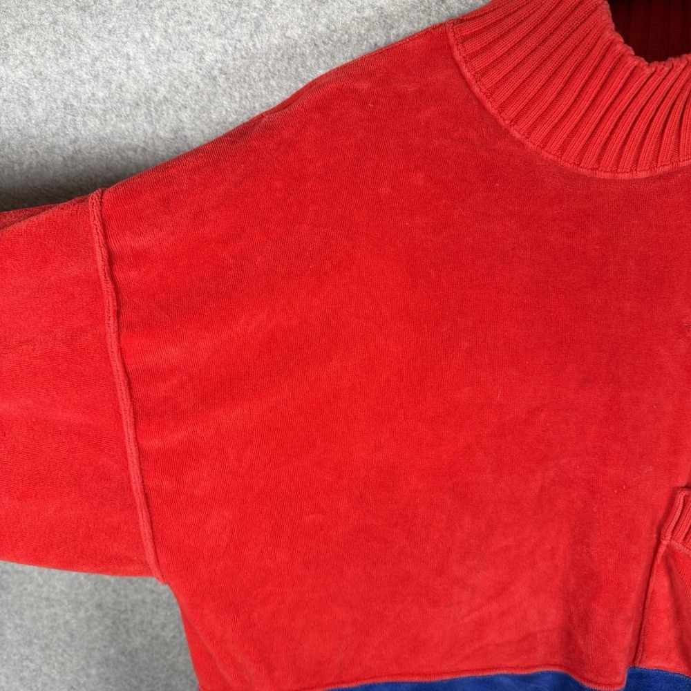 Vintage Colorblock Sweater Womens Medium Primary 90s Turtleneck Westbound - Picture 2 of 7